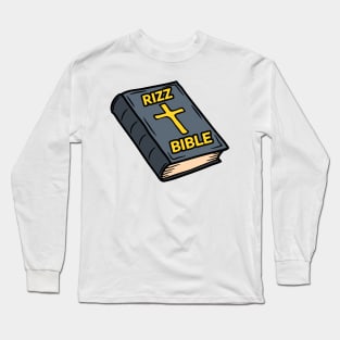 Rizz Bible Long Sleeve T-Shirt